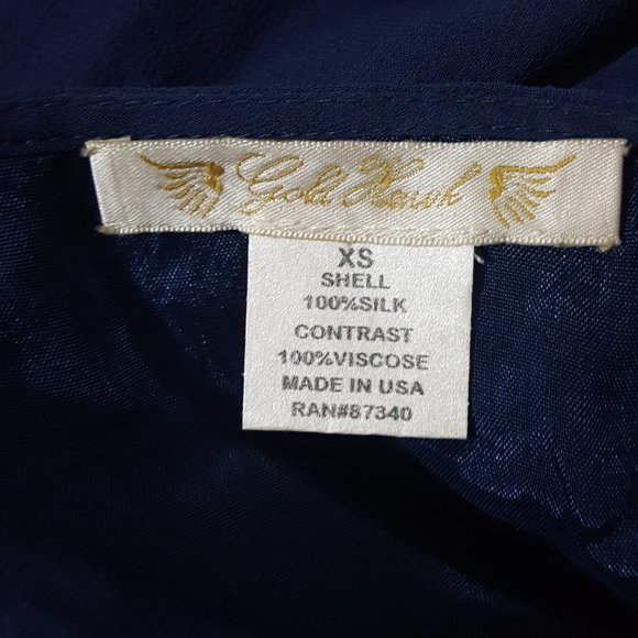 Embellished Blue Sleeveless Blouse - Picture 5 of 5